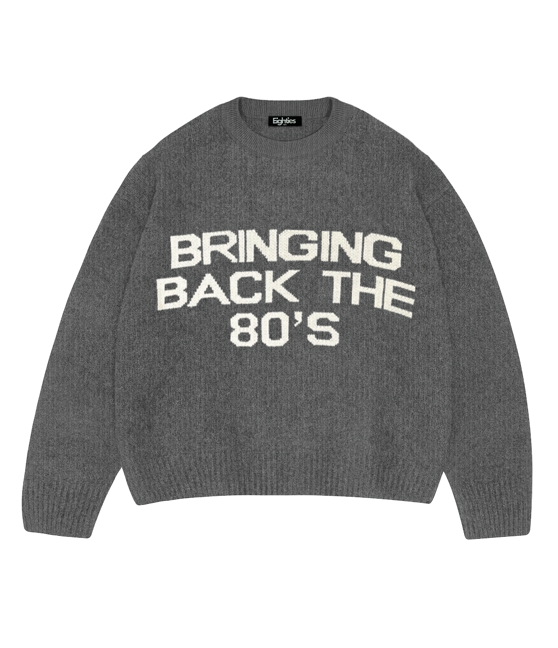 Bringing back the 80’s Sweater - Grey