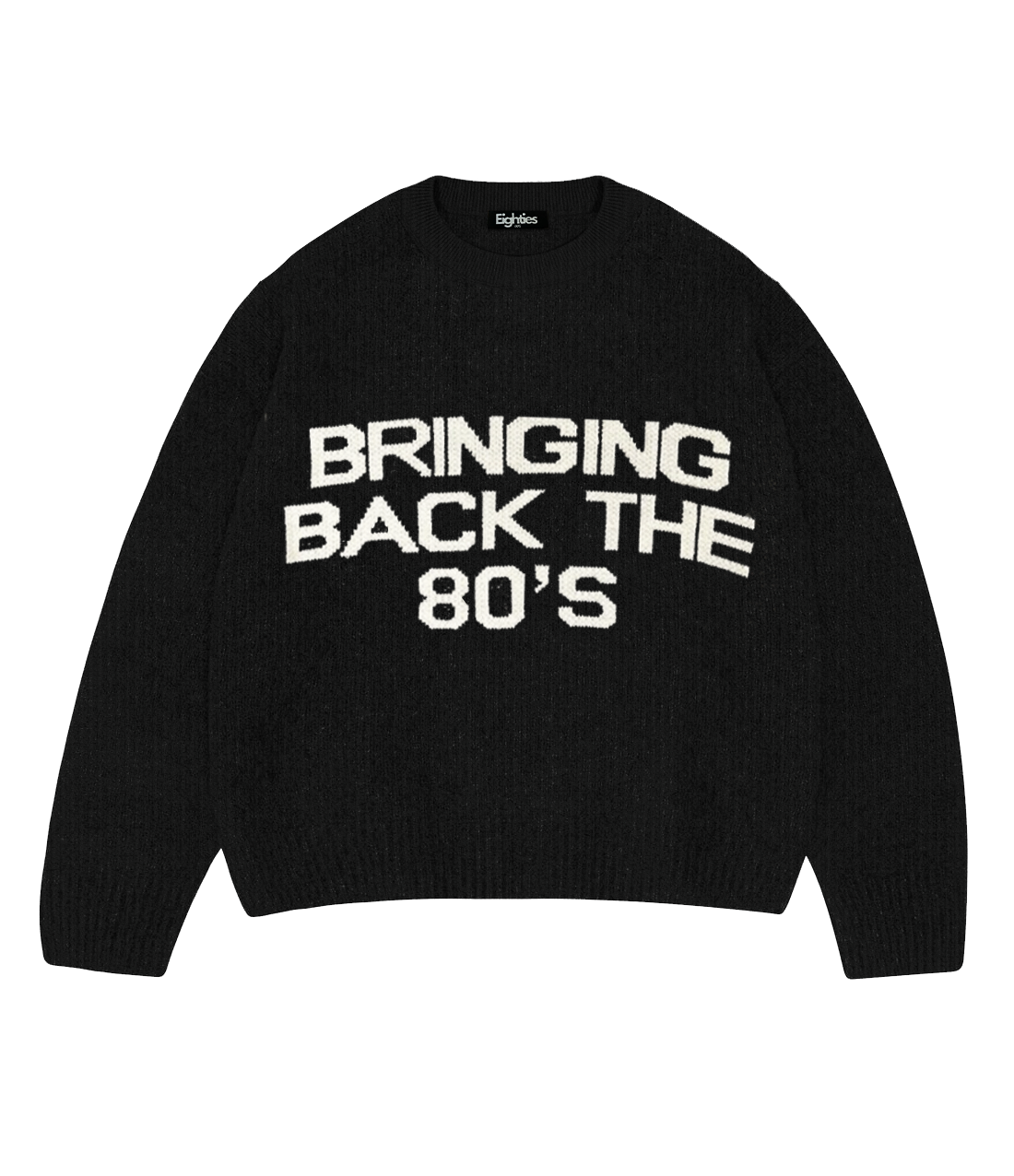 Bringing back the 80’s Sweater - Black