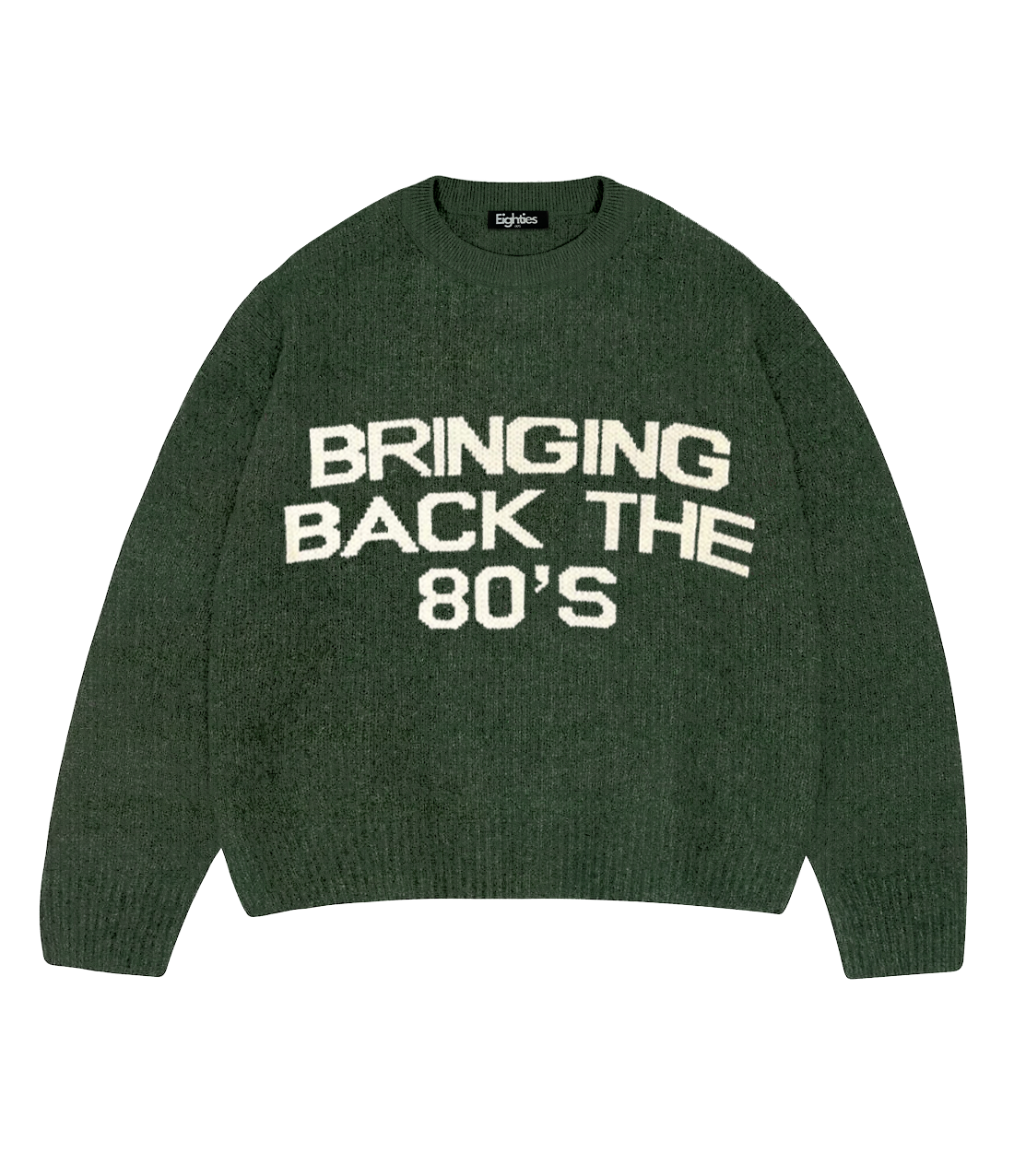 Bringing back the 80’s Sweater - Olive