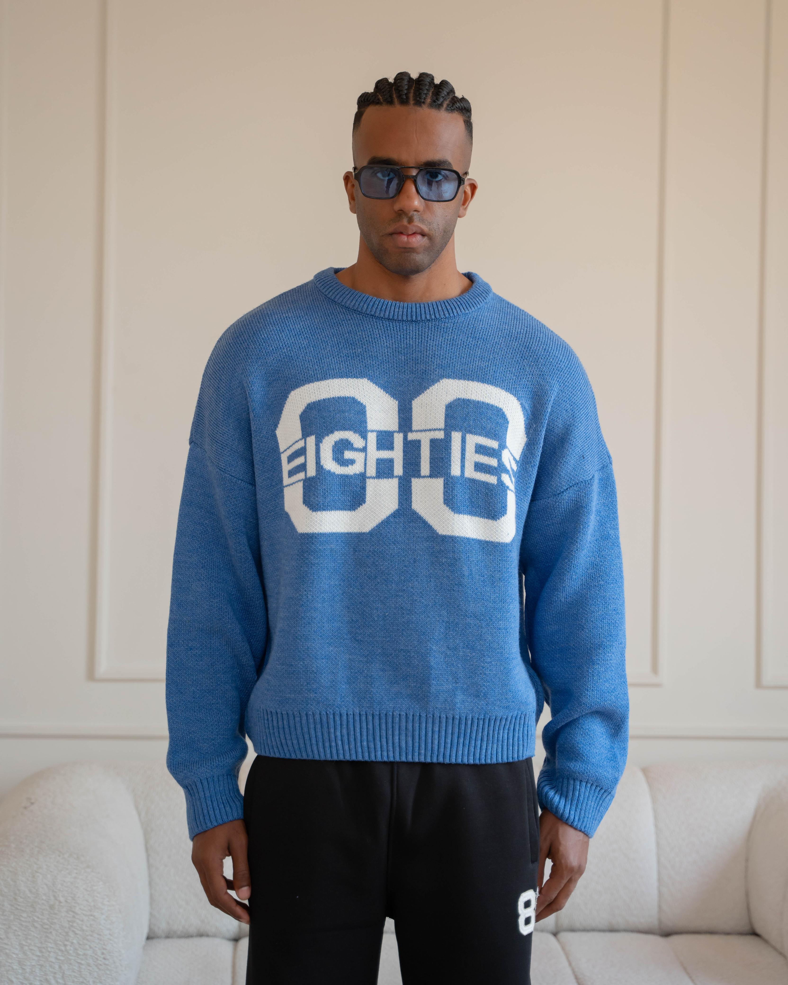 80’s Sweater - Blue