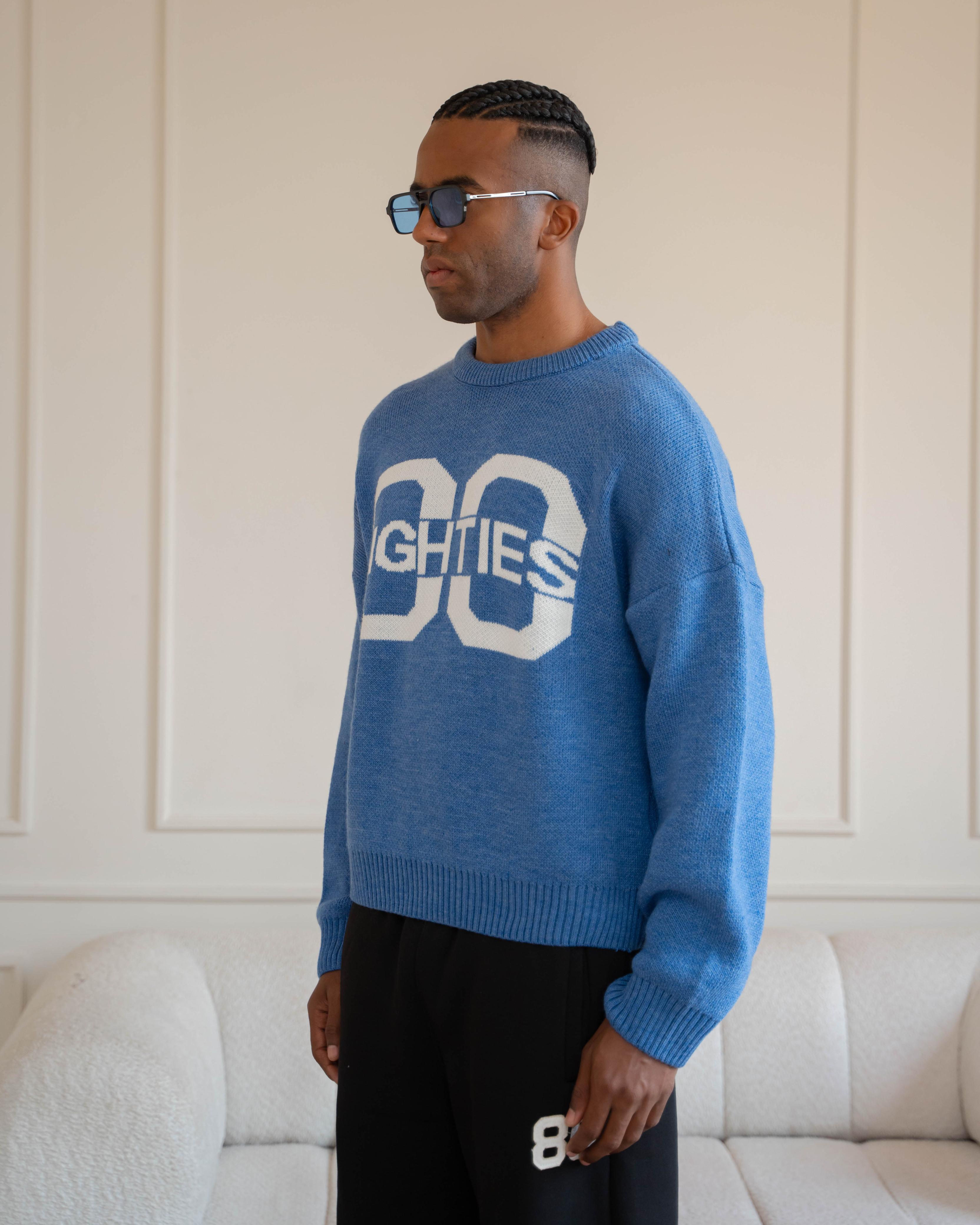 80’s Sweater - Blue