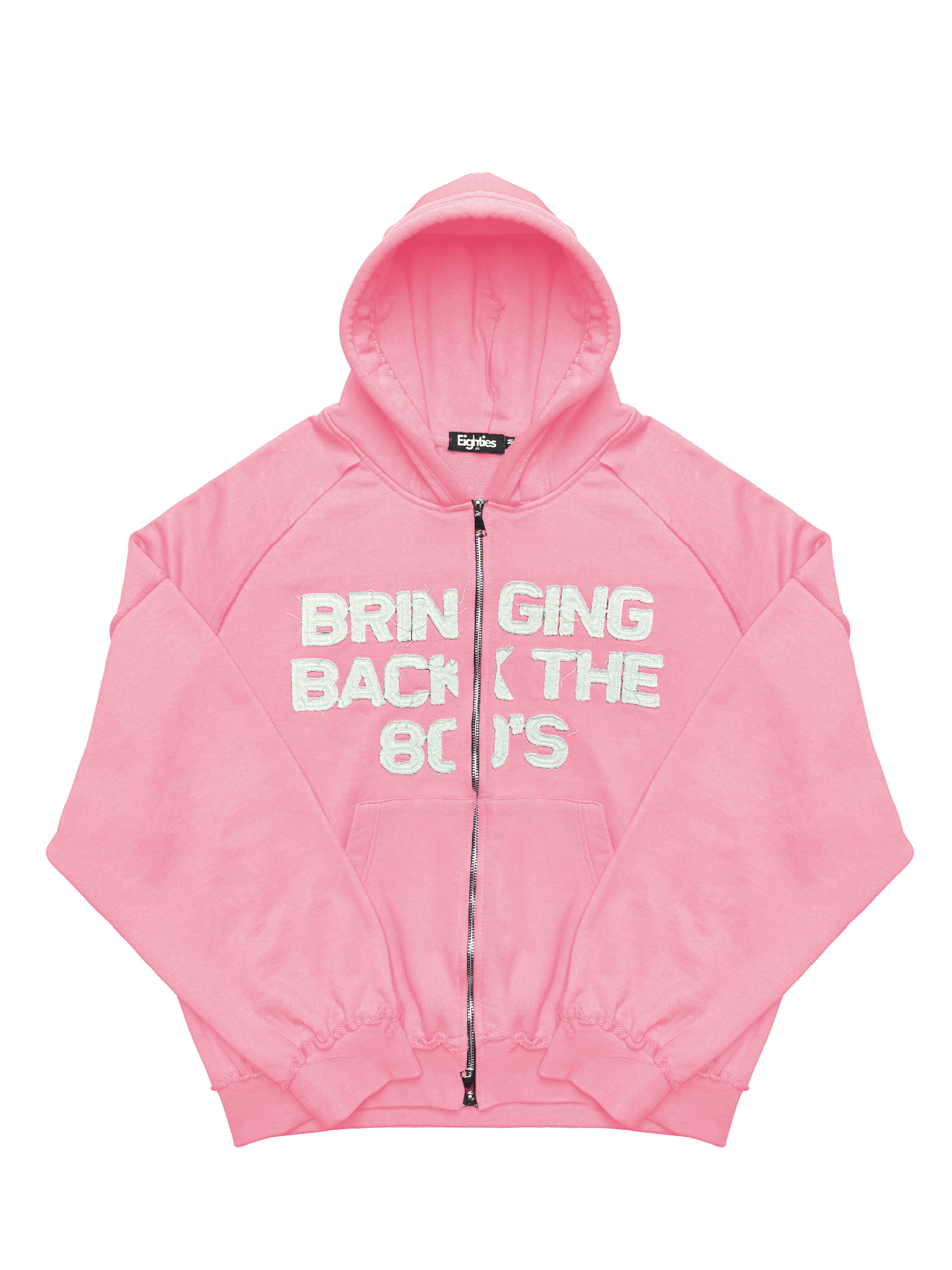 Bringing Back The 80’s Jacket - Rose Pink